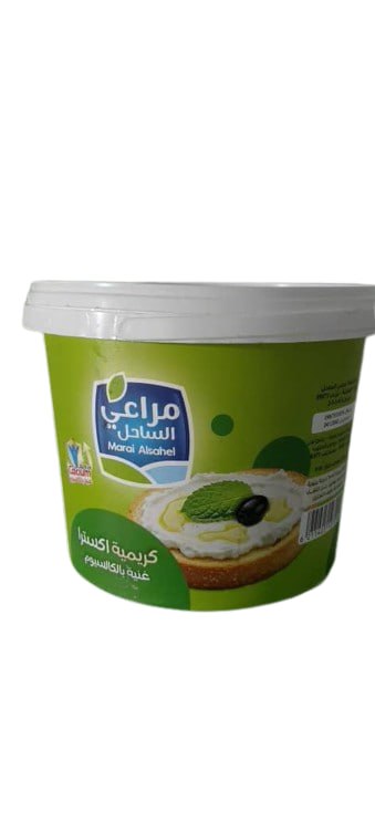 Creamy labneh rich in calcium